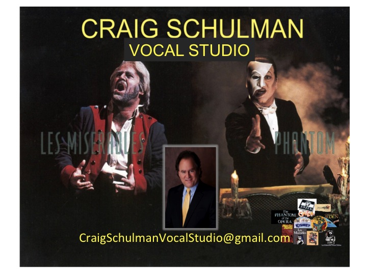Craig Schulman Vocal Performance Studio